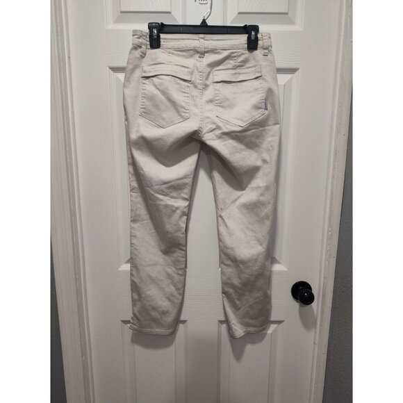 Prana Kayla Standard Fit 5 Pocket Jean Chalk White Size 2 Regular style 1968391 - Picture 2 of 13